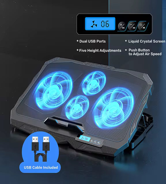 cooler Pro LCD 17” – 4 Ventiladores Power