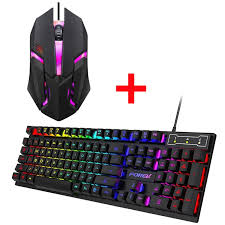 Combo Gamer Pro 104 – Teclado + Mouse LED
